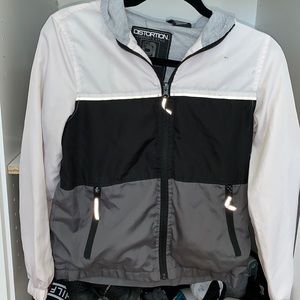 Woman’s windbreaker.